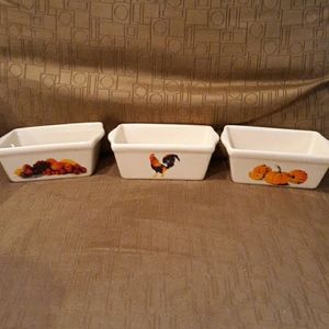 3 New Oven/Dishwasher/Microwave Safe Dishes